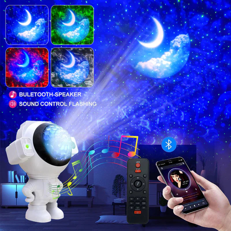 Proyector de Galaxia LED — Astronauta Cielo Estrellado | Kimoro