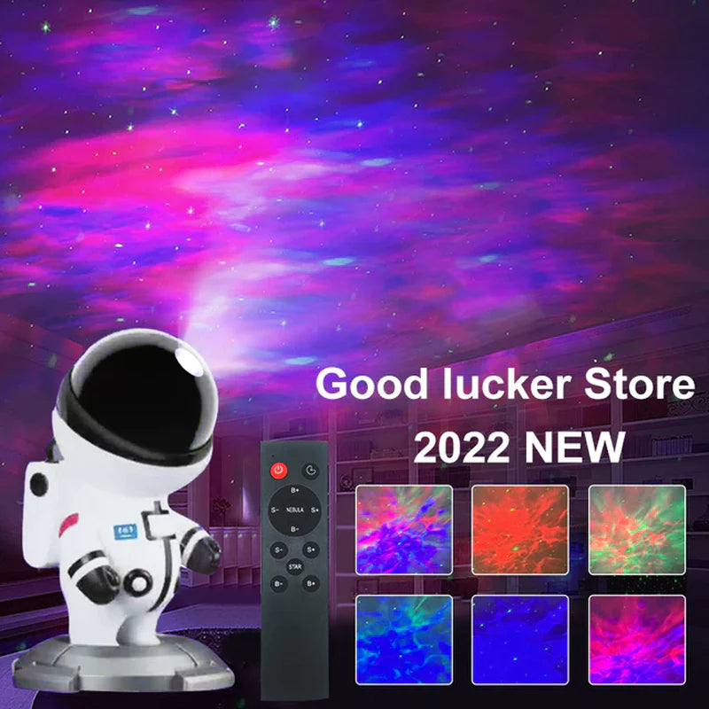 Proyector de Galaxia LED — Astronauta Cielo Estrellado | Kimoro